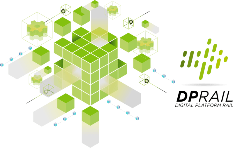 DPRAIL Digital Platform Rail (visual + logo)